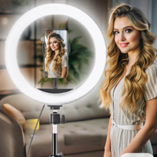 Підсвітка на кшталт кільця для ідеальних фото та відео: Кільцева LED лампа 26 см RGB MJ26 Підсвітка на кшталт кільця для ідеальних фото та відео: Кільцева LED лампа 26 см RGB MJ26